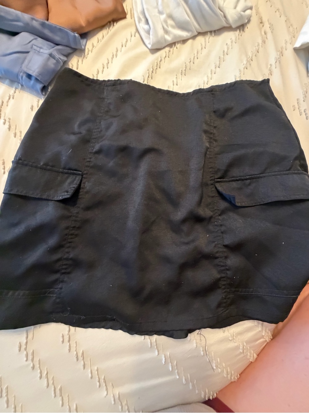 PacSun Black Cargo Pocket Mini Skirt